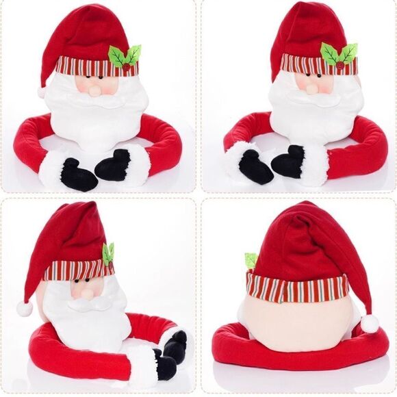 NWOT Santa Christmas Tree Hugger Topper - Picture 7 of 7